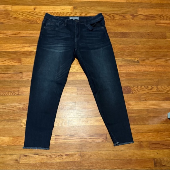 Wit and Widsom size 12 dark blue denim skinny stretch fit jeans. NWOTs - Picture 1 of 2